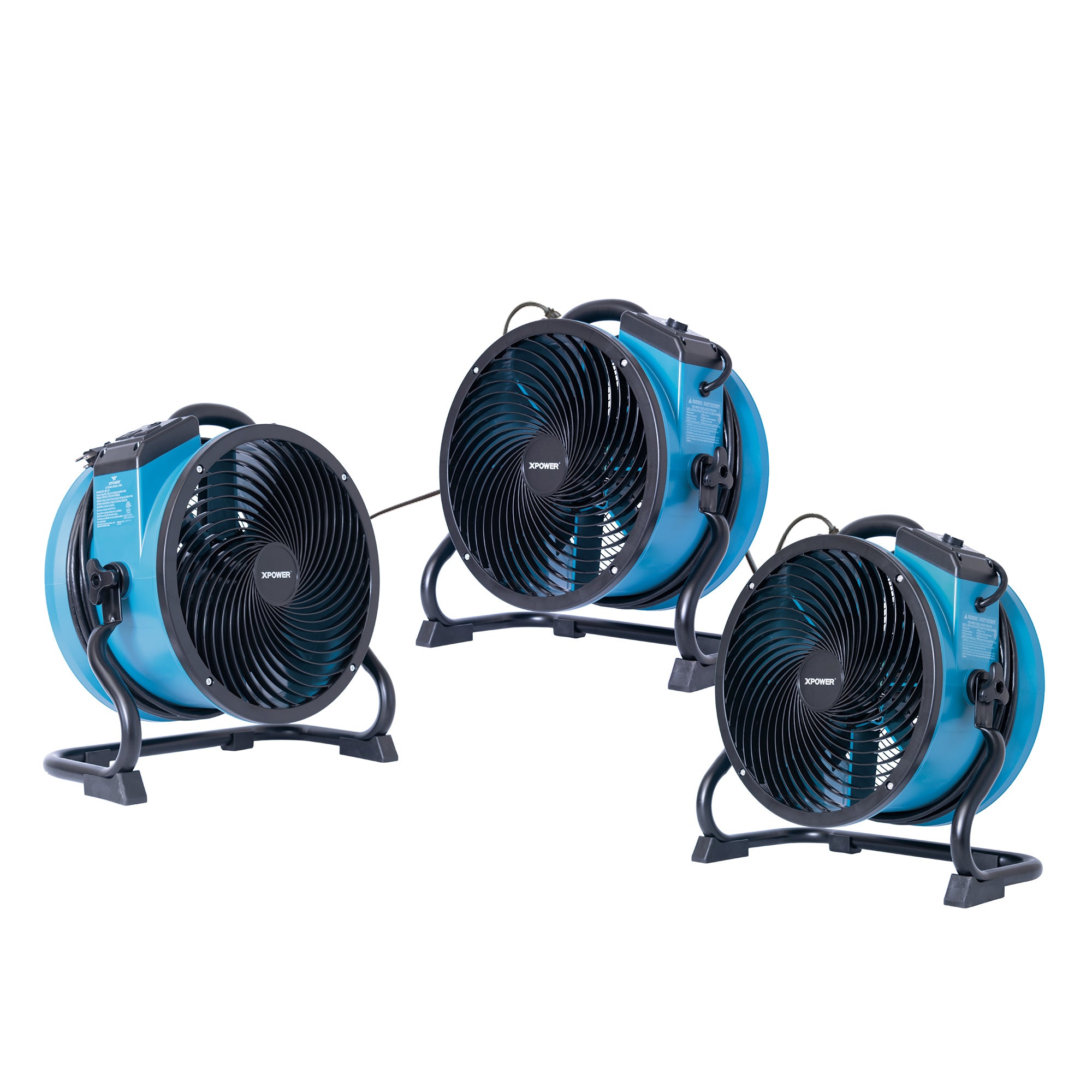 XPOWER X-39AR Professional Sealed Motor Axial Fan (1/4 HP) daisy chain view