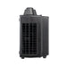 left side view of a black XPOWER X-2830U Professional 5-Stage HEPA Air Scrubber with dual UV lights