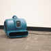 xpower p 630 air mover in blue drying a carpet
