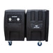 view of a black xpower ap 2000 portable hepa air filtration system side view
