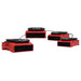 xpower pl 700a in red view of 4 units daisy chained