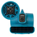 zoomed in view of outlets for daisy chain on a blue xpower x 400a