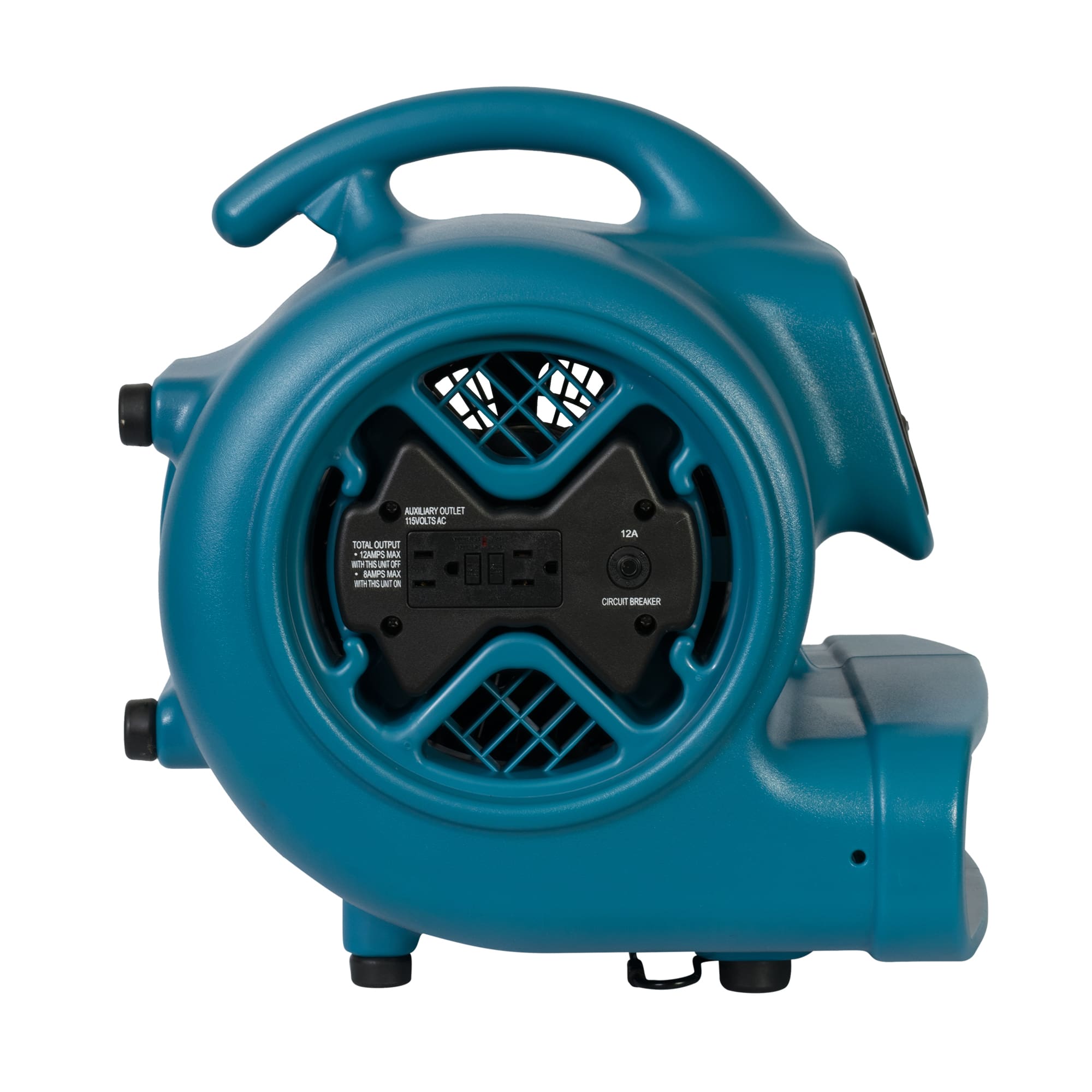 xpower x 600a in blue side view 0 degree drying position