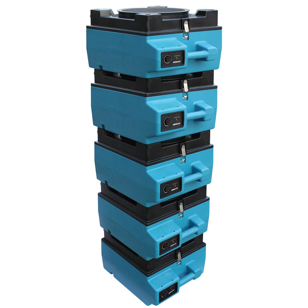 xpower x 2580 in blue stacked 5 units high