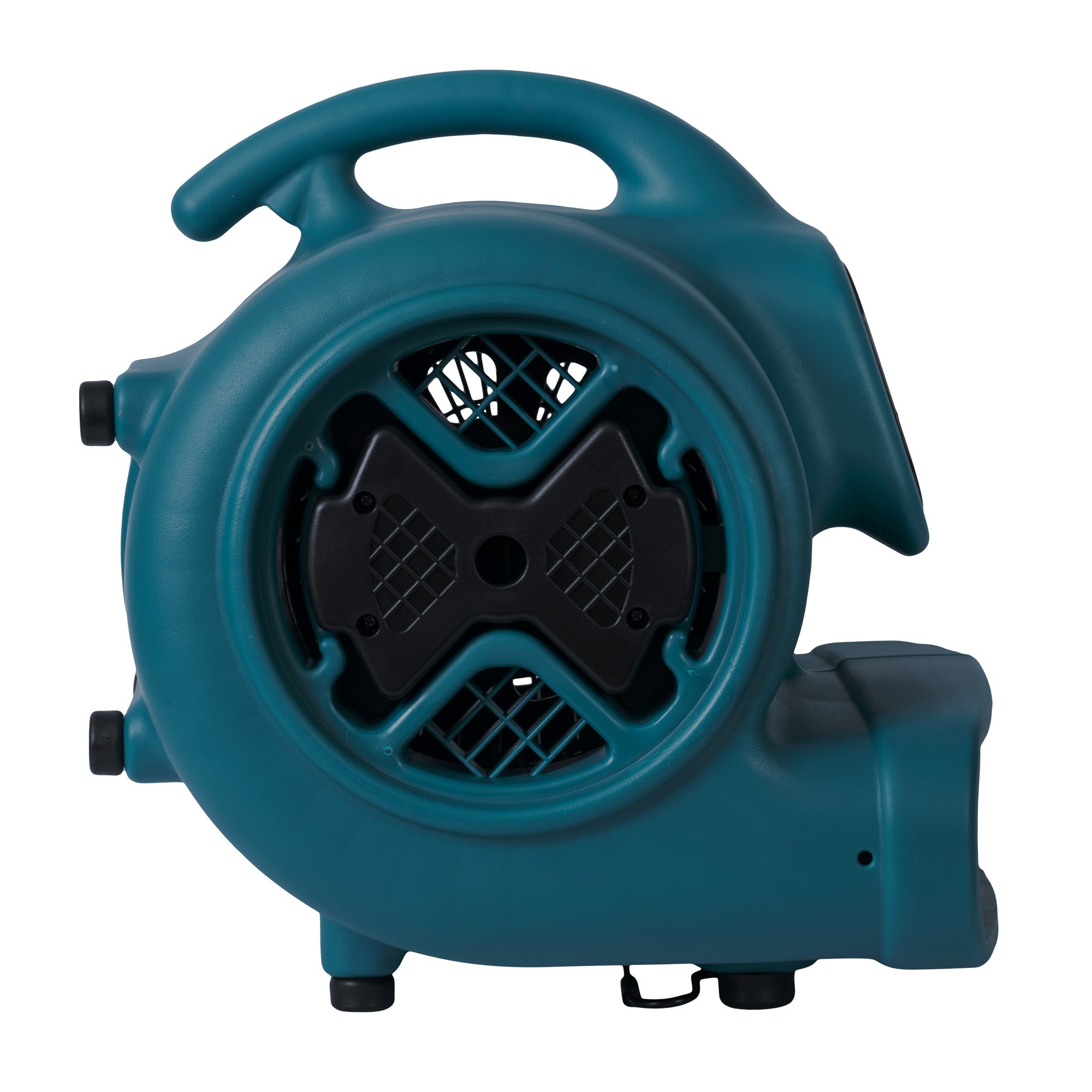 side view of XPOWER P-630 1/2 HP 3 Speed Air Mover, Carpet Dryer, Floor Fan, Blower - 2980 CFM 