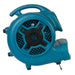 XPOWER P-830 1 HP Air Mover - 3600 CFM side view 20 degree kickstand