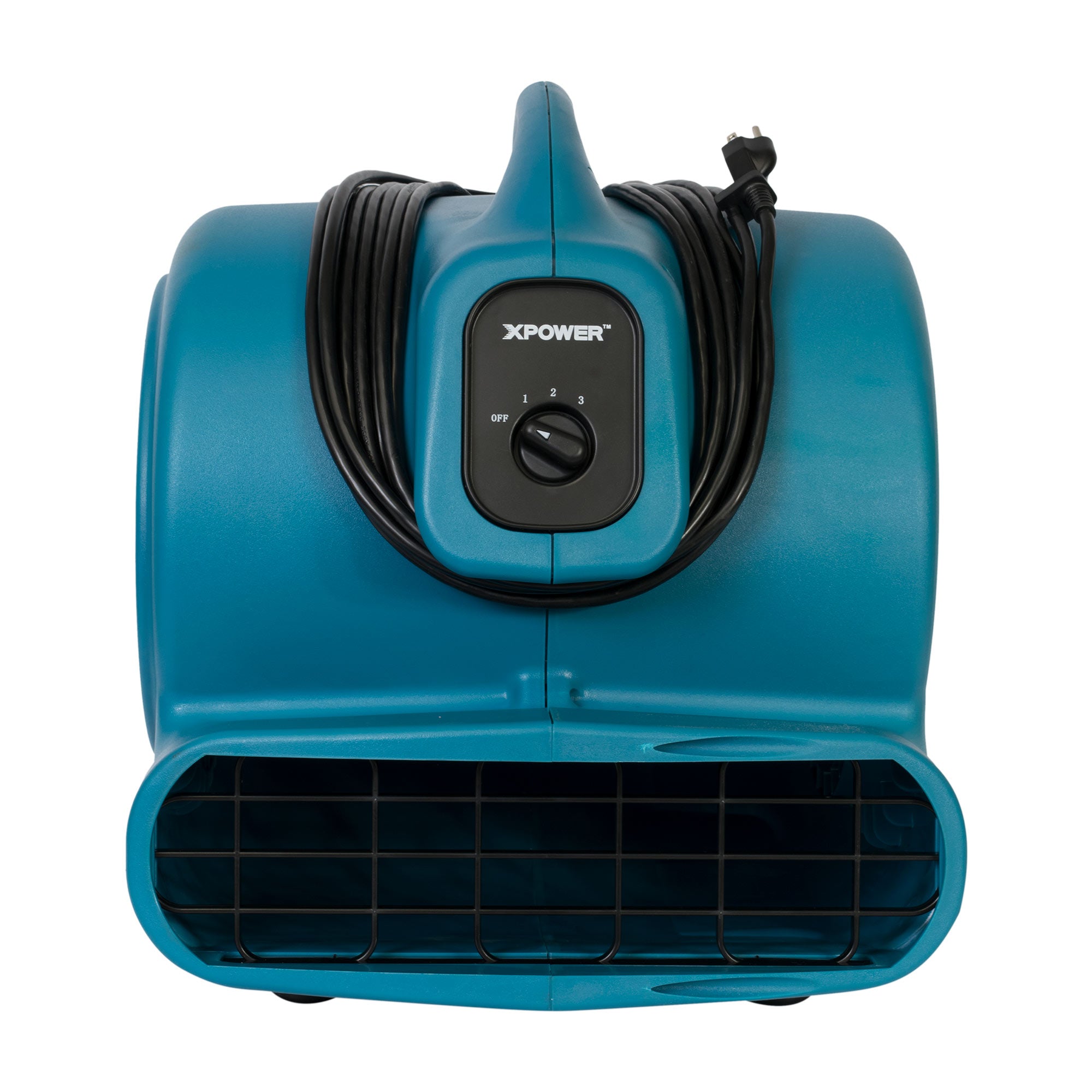 cord wrap view of XPOWER P-830 1 HP Air Mover - 3600 CFM
