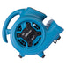 45 degree angle view of a blue xpower p 230at air mover