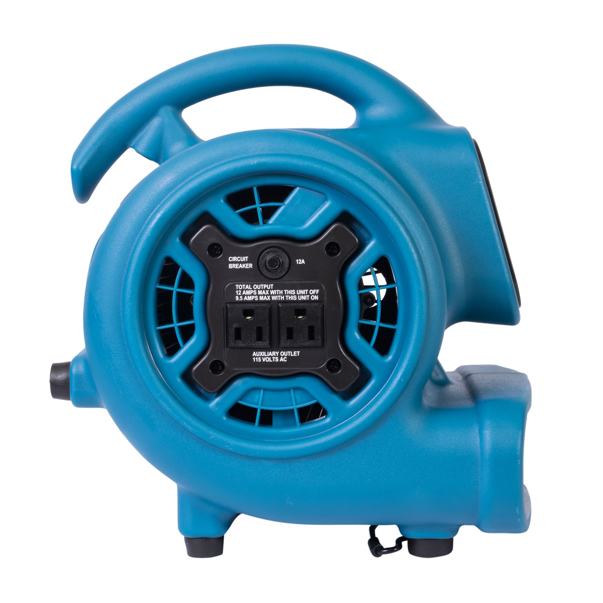side view of a blue xpower air mover p 230at