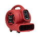 main view of a xpower p 230at in red
