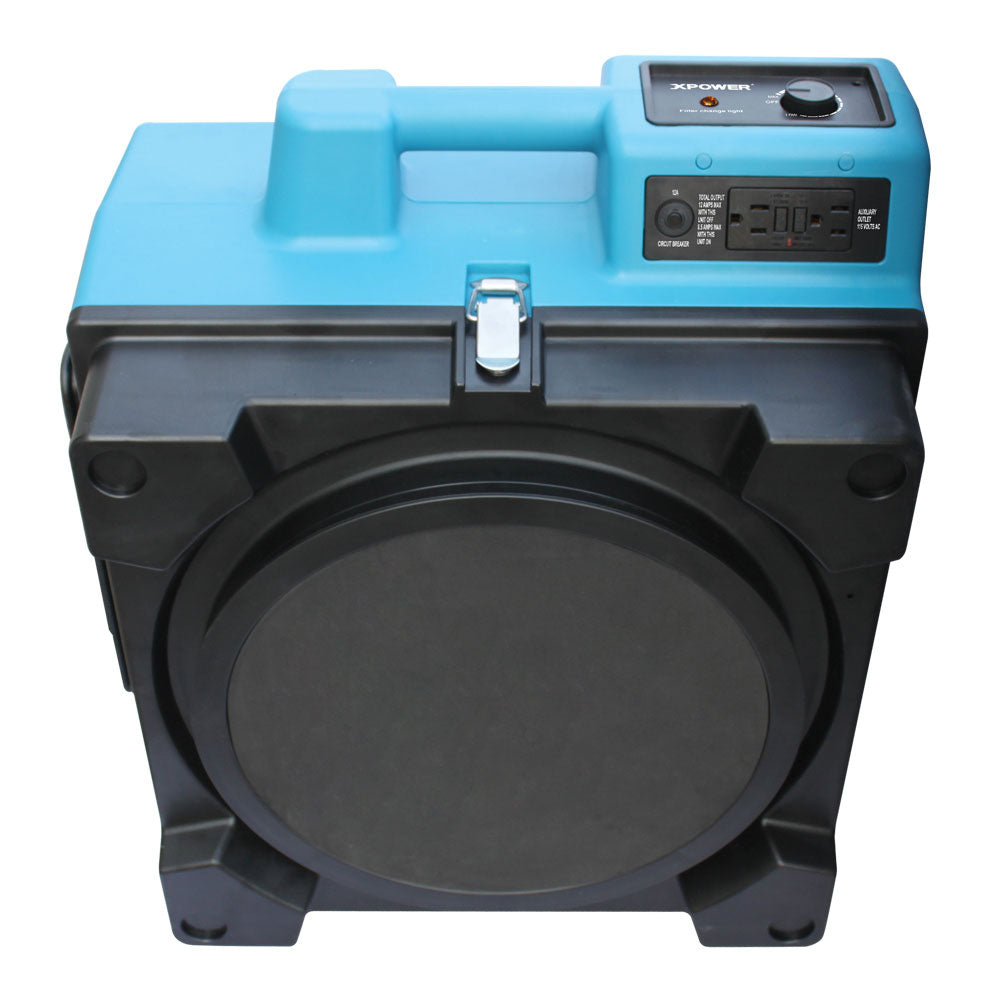 front view of XPOWER X-3400A Professional 3-Stage HEPA Air Scrubber - 600 CFM