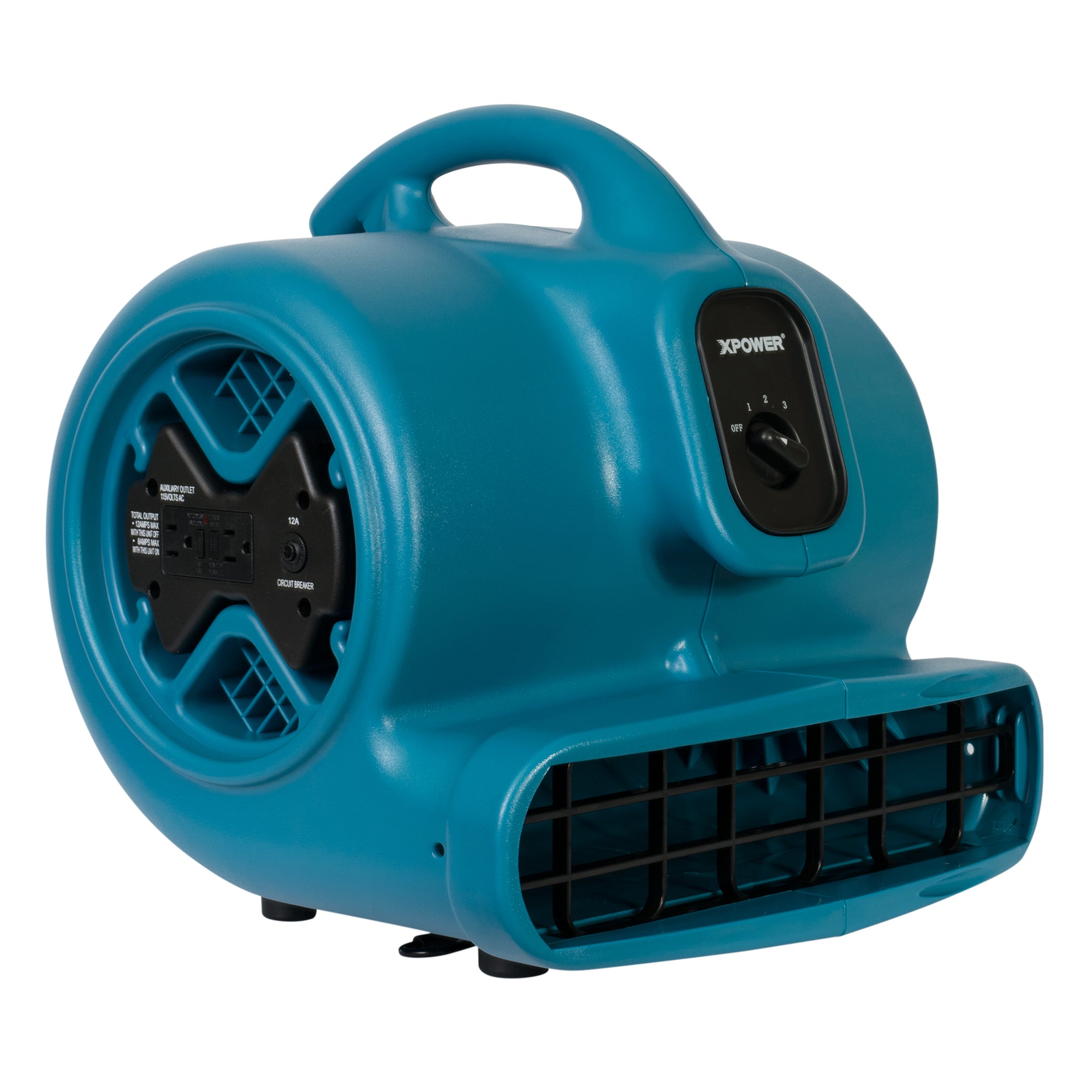 XPOWER X-600A 1/3 HP Air Mover with Daisy Chain in blue main view