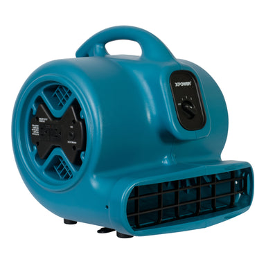 XPOWER X-600A 1/3 HP Air Mover with Daisy Chain in blue main view