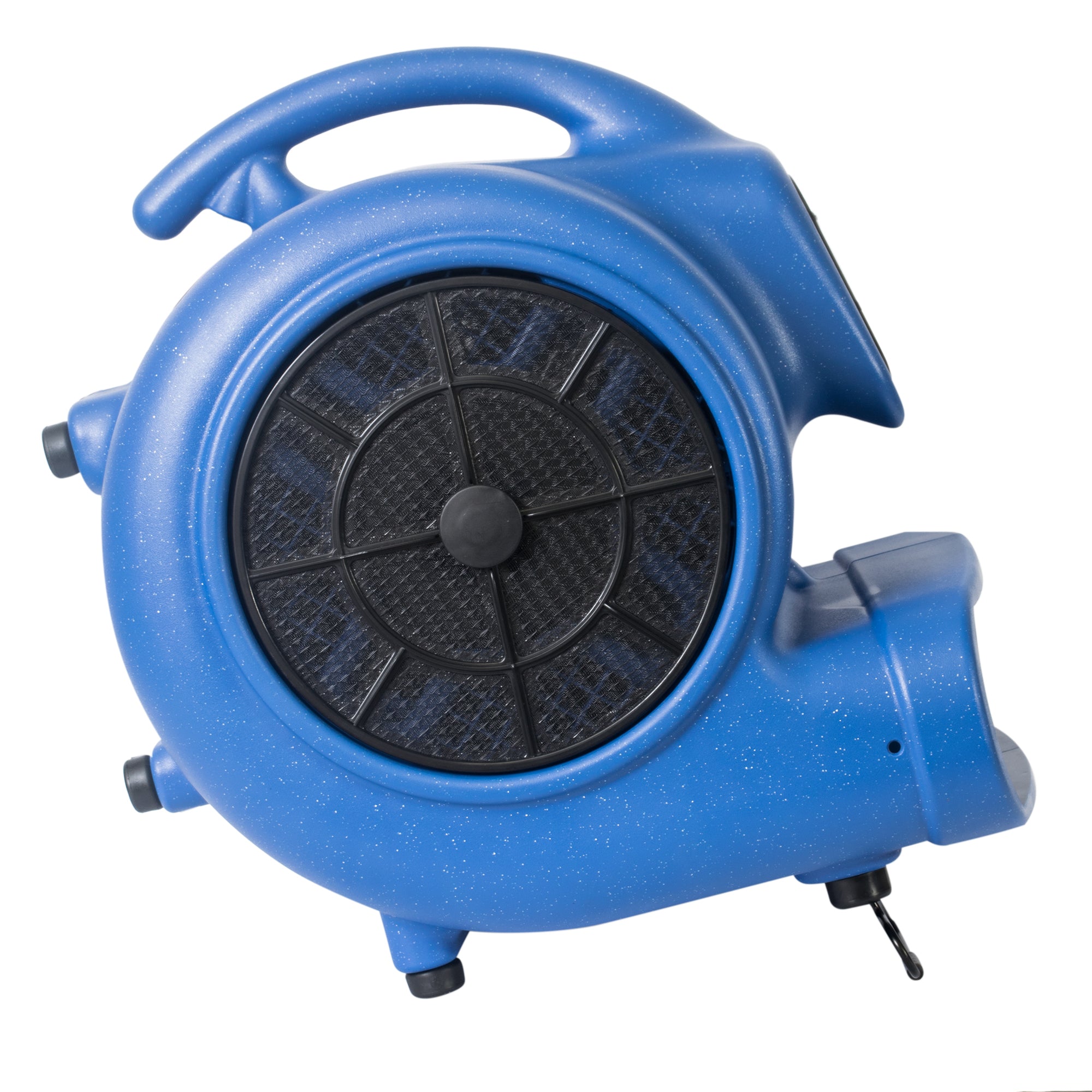 20 degree view of XPOWER X-800TF 3/4 HP 3200 CFM 3 Speed Air Mover, Floor Fan, Dryer, Blower with Timer and Filter Kit
