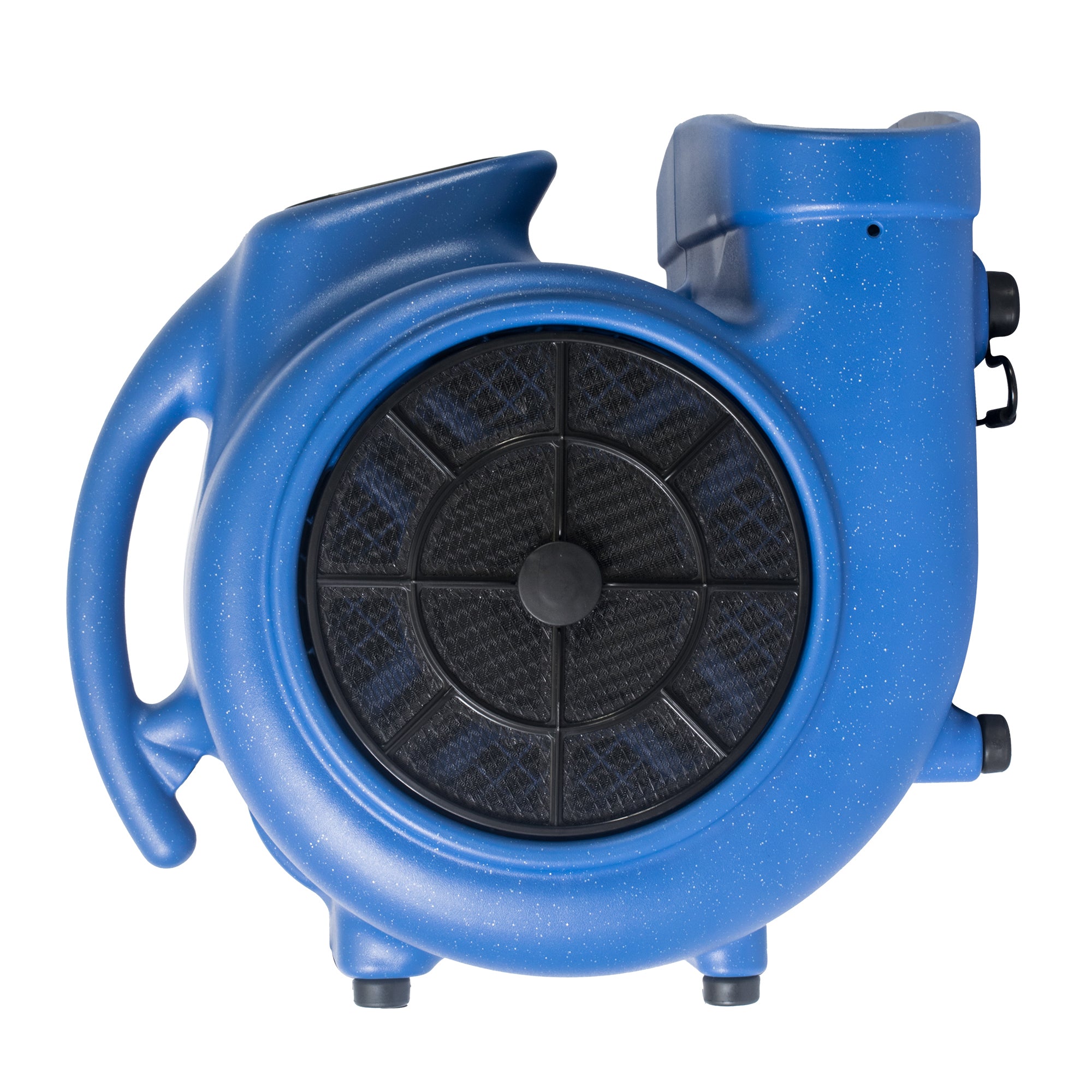 90 degree view of XPOWER X-800TF 3/4 HP 3200 CFM 3 Speed Air Mover, Floor Fan, Dryer, Blower with Timer and Filter Kit
