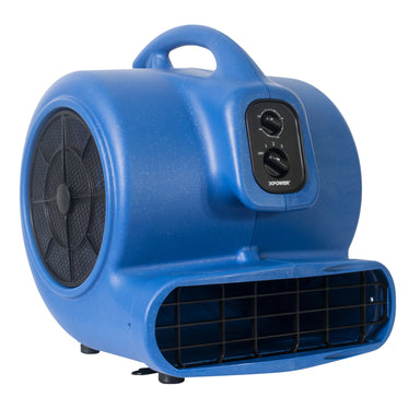 main view of XPOWER X-800TF 3/4 HP 3200 CFM 3 Speed Air Mover, Floor Fan, Dryer, Blower with Timer and Filter Kit
