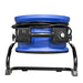 top view of a blue xpower x 35ar professional high temp axial fan showing the daisy chain outlets and speed knob