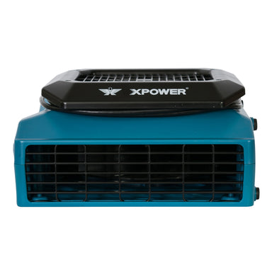 XPOWER XL-730A Professional Low Profile Air Mover (1/3 HP) in blue front view
